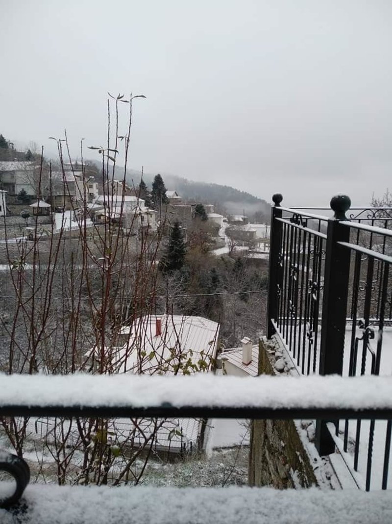 Xιόνια στην Σπηλιά Κισσάβου / Φωτογραφία: OnLarissa