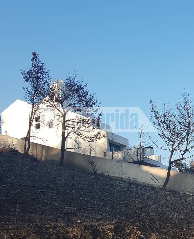 Ενώ όλα γύρω κάηκαν, το σπίτι του Ηλία Ψινάκη τη γλίτωσε από τη φωτιά [εικόνες] | iefimerida.gr 3