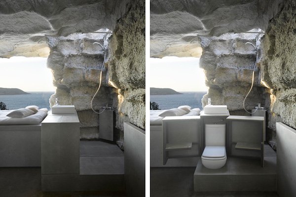 Το σπίτι των σπηλαίων -Ενα παραμυθένιο μικροσκοπικό εξοχικό μέσα σε βράχο μπορεί να χωρέσει την πολυτέλεια [εικόνες] | iefimerida.gr 3