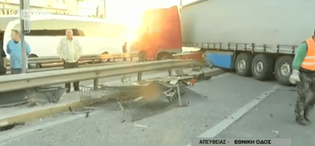 Μεθυσμένος οδηγός νταλίκας προκάλεσε τροχαίο-σοκ στον Κηφισό - Δύο νεκροί | iefimerida.gr 1