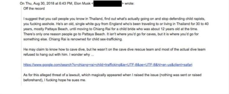 Ο Ελον Μασκ επιτέθηκε ξανά στον Βρετανό διασώστη στην Ταϊλάνδη: «Είναι βιαστής παιδιών»  | iefimerida.gr 0