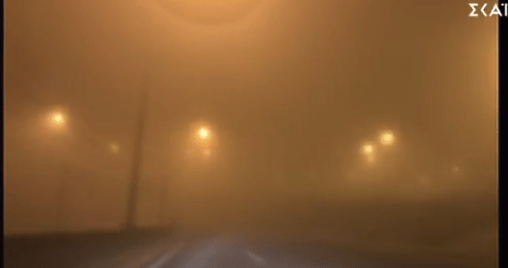 Εντονη ομίχλη «σκέπασε» την Αττική Οδό [εικόνες] | iefimerida.gr 2
