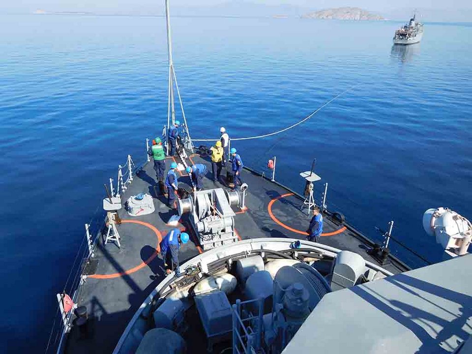 Πολεμικό Ναυτικό: Εντυπωσιακή άσκηση ναρκοπολέμου στον Σαρωνικό [εικόνες] | iefimerida.gr 5