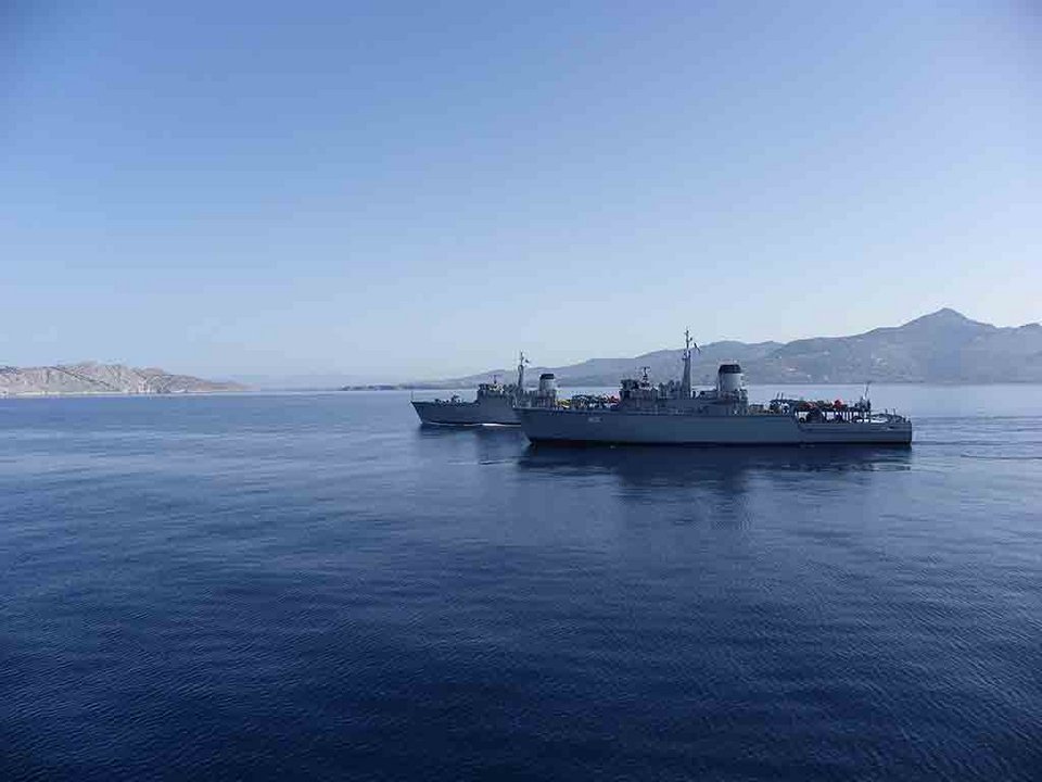 Πολεμικό Ναυτικό: Εντυπωσιακή άσκηση ναρκοπολέμου στον Σαρωνικό [εικόνες] | iefimerida.gr 9