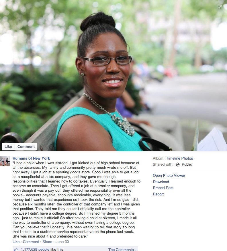  Η συγκλονιστική ιστορία με το 1 εκατομμύριο likes -Από έφηβη μητέρα, έγινε συνέταιρος σε εταιρεία [εικόνα] | iefimerida.gr 0