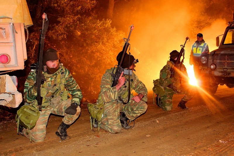 Στο ΚΕΑΠ παράλληλα με την εκπαίδευση των Μονίμων Λοχιών Τάξης 2018 διεξάγεται και το Σχολείο Καταδρομών