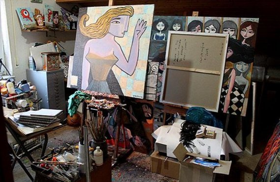 Στα άδυτα των στούντιο 44 καλλιτεχνών -Οι βασιλιάδες της ακαταστασίας και οι εμμονικοί με την τάξη - Εκθαμβωτικές φωτογραφίες από  τους χώρους όπου παράγεται  τέχνη [εικόνες] | iefimerida.gr 36