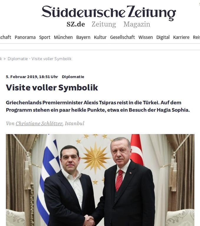 Τα διεθνή ΜΜΕ για τη συνάντηση Τσίπρα-Ερντογάν: «Θέλουν διάλογο, αλλά ισχνή η πρόοδος» | iefimerida.gr 4