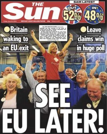 Τα πρωτοσέλιδα του βρετανικού Τύπου για το Brexit [εικόνες] | iefimerida.gr 3