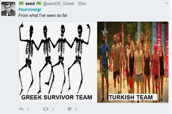 Ελλάδα-Τουρκία: Η μάχη του Survivor ξεκίνησε στο Τwitter [εικόνες] | iefimerida.gr 2