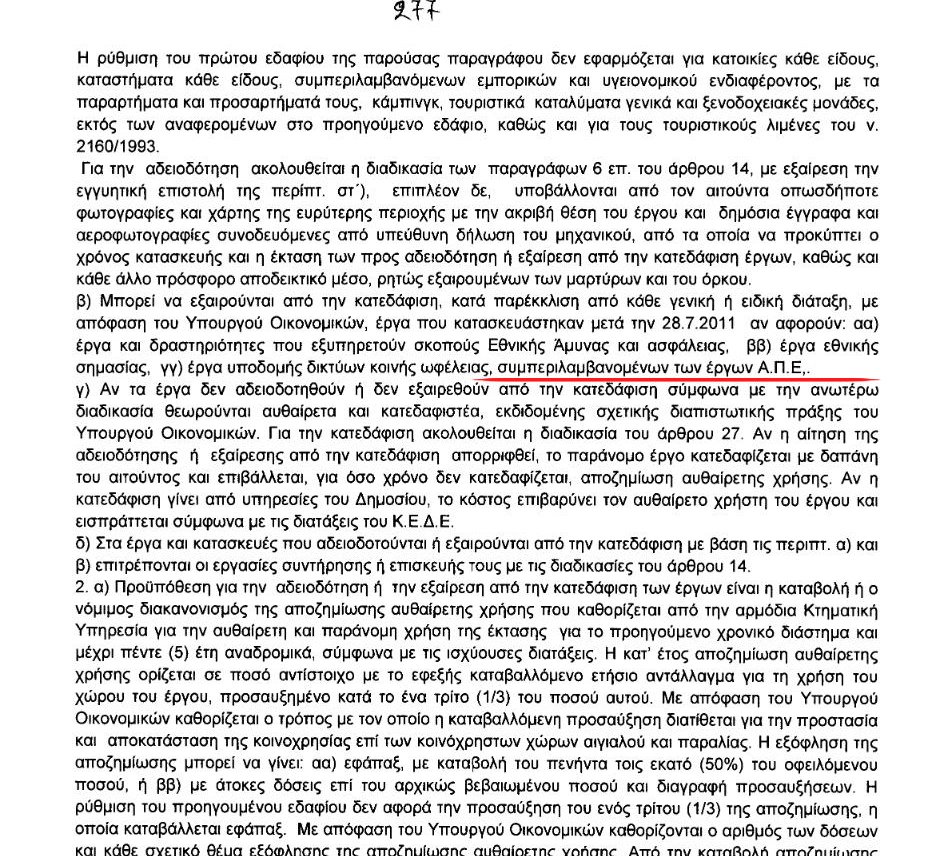 Αιγιαλός: Μετά τον σάλο, απέσυραν διάταξη-παράθυρο νομιμοποίησης αυθαιρέτων | iefimerida.gr 1