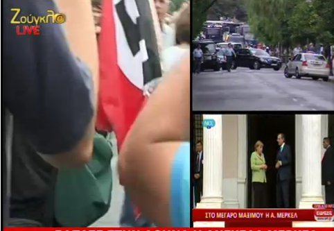 Χιλιάδες διαδηλωτές σε Σύνταγμα και Ομόνοια διαδήλωσαν κατά της Μέρκελ [εικόνες] | iefimerida.gr 1