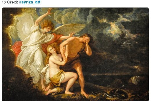 Το Twitter γέμισε με έργα τέχνης -Κάνουν κριτική στην κυβέρνηση με πίνακες ζωγραφικής με το syriza_art [εικόνες] | iefimerida.gr 2