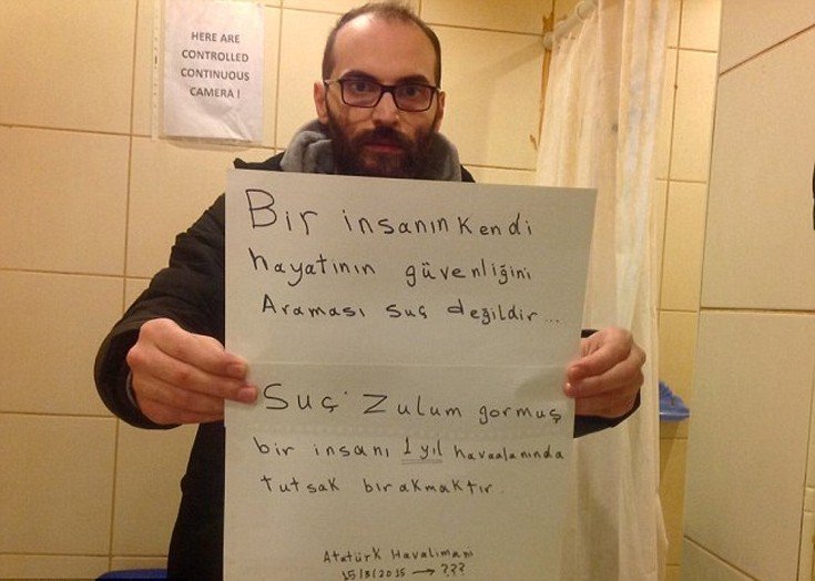 Σύρος πρόσφυγας «φυλακισμένος» επί έναν χρόνο σε αεροδρόμιο της Τουρκίας [εικόνες]  | iefimerida.gr 0