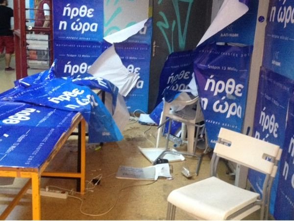 Ντου κουκουλοφόρων σε φοιτητικές εκλογές – Ενταση, ζημιές και τραυματισμοί [εικόνες]   | iefimerida.gr 0