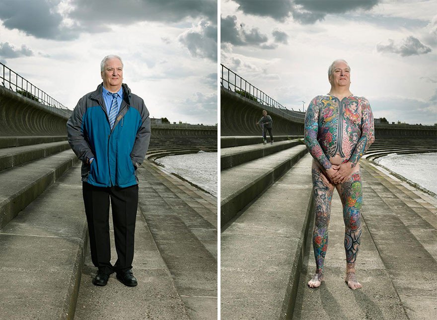 Ανθρωποι καμβάδες: Δείτε τι κρύβεται κάτω από τα ρούχα τους [εικόνες]  | iefimerida.gr 0