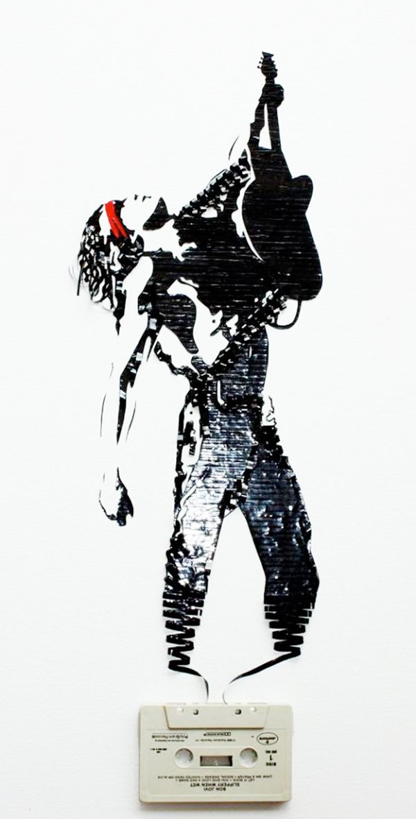 Εντυπωσιακά πορτραίτα από παλιές κασέτες [Εικόνες] | iefimerida.gr 4