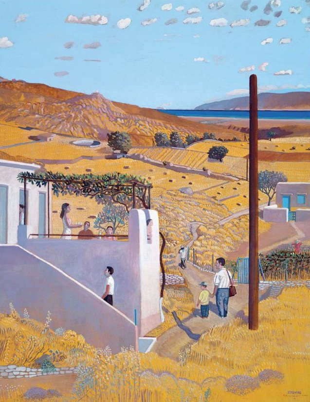 Αβγοτέμπερες σε ξύλα θαλάσσης του Κώστα Παπανικολάου στην «Φωκίωνος Νέγρη 16» [εικόνες] | iefimerida.gr 0