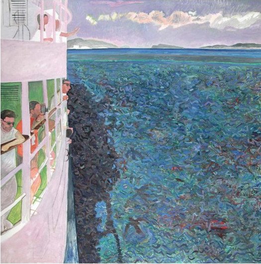 Αβγοτέμπερες σε ξύλα θαλάσσης του Κώστα Παπανικολάου στην «Φωκίωνος Νέγρη 16» [εικόνες] | iefimerida.gr 3