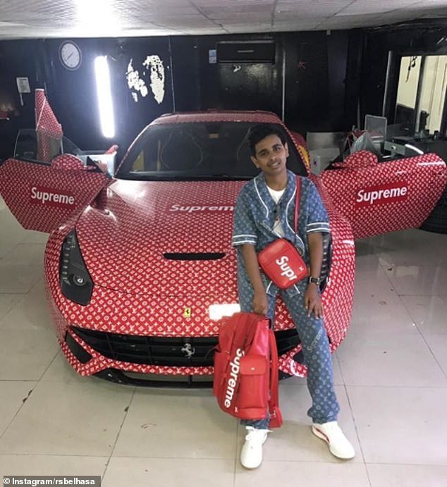 O Ρασντ Σάιφ Μπελάσα απέκτησε Ferrari- Louis Vuitton στα 15 του χρόνια.