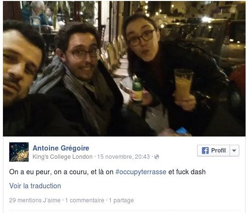 «Ολοι έξω, στα καφέ!» - Οι Παριζιάνοι ξορκίζουν το μακελειό βγαίνοντας στους δρόμους [εικόνες] | iefimerida.gr 1