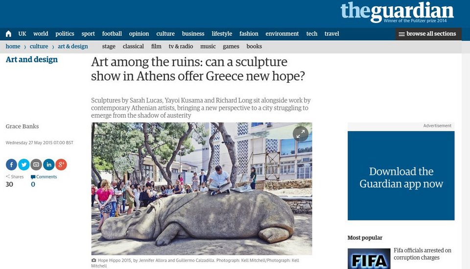Ο Guardian πήγε σε έκθεση στην Αθήνα: Υπάρχει ελπίδα στην κρίση! [εικόνες] | iefimerida.gr 6