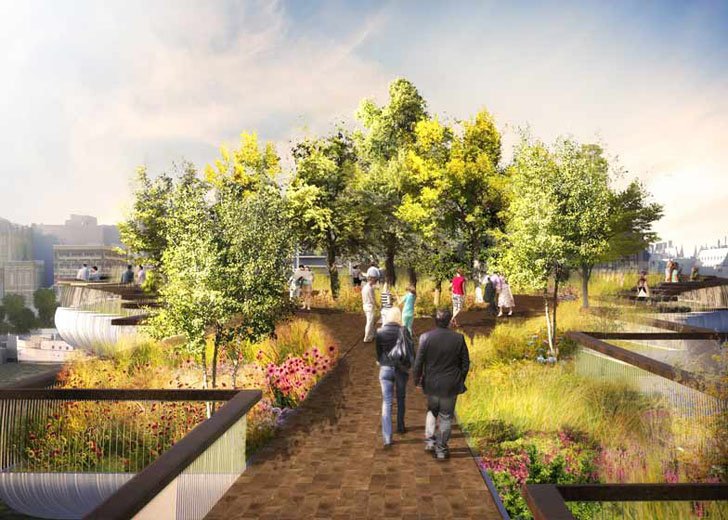 Νέα καταπράσινη γέφυρα πεζών ετοιμάζεται στον Τάμεση του Λονδίνου [εικόνες] | iefimerida.gr 2