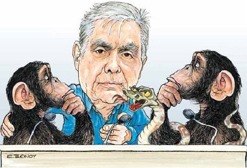 Oι σκεπτόμενες μαϊμούδες, ο Γιώργος Τράγκας και το κεφάτο φίδι: Το σκίτσο-φωτιά στα Νέα [εικόνα] | iefimerida.gr 0