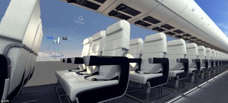 To αεροπλάνο του μέλλοντος: Χωρίς παράθυρα και γεμάτο από touchscreen τοίχους για απεριόριστο σερφάρισμα [εικόνες & βίντεο] | iefimerida.gr 2