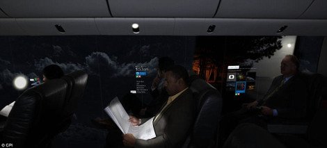 To αεροπλάνο του μέλλοντος: Χωρίς παράθυρα και γεμάτο από touchscreen τοίχους για απεριόριστο σερφάρισμα [εικόνες & βίντεο] | iefimerida.gr 3