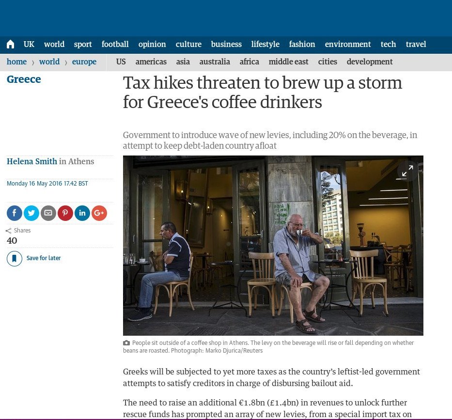 Guardian: Το μόνο που δεν φορολογείται στην Ελλάδα είναι ο αέρας... | iefimerida.gr 0