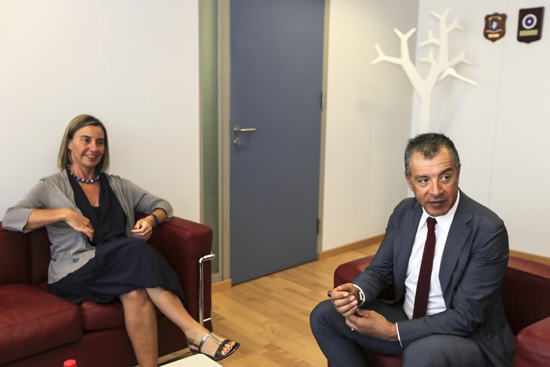 Συνάντηση Θεοδωράκη-Μογκερίνι στις Βρυξέλλες -Τα ελληνοτουρκικά στο επίκεντρο [εικόνες] | iefimerida.gr 2