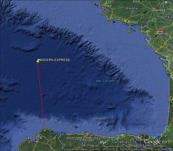 SOS στον Ατλαντικό -Ακυβέρνητο φορτηγό πλοίο εν μέσω θαλασσοταραχής [εικόνες & βίντεο] | iefimerida.gr 1