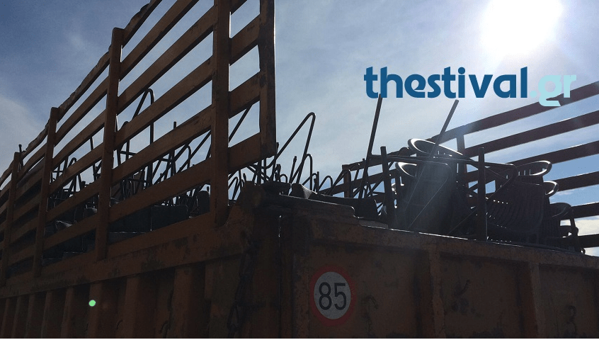 Θεσσαλονίκη: Επιχείρηση «σκούπα» για τα παράνομα τραπεζοκαθίσματα στο κέντρο της πόλης [εικόνες] | iefimerida.gr 0