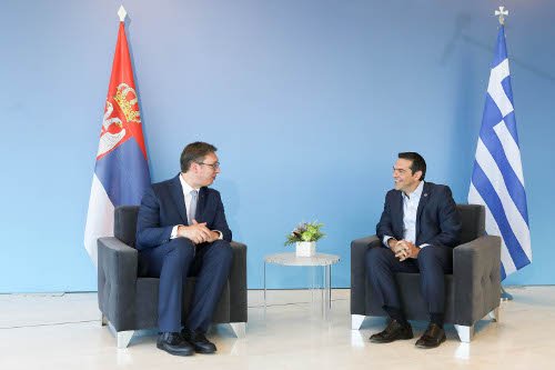 Ξεκίνησε τις επαφές στη Θεσσαλονίκη ο Τσίπρας -Mε τον πρόεδρο της Σερβίας και τον Βούλγαρο πρωθυπουργό [εικόνες & βίντεο] | iefimerida.gr 1
