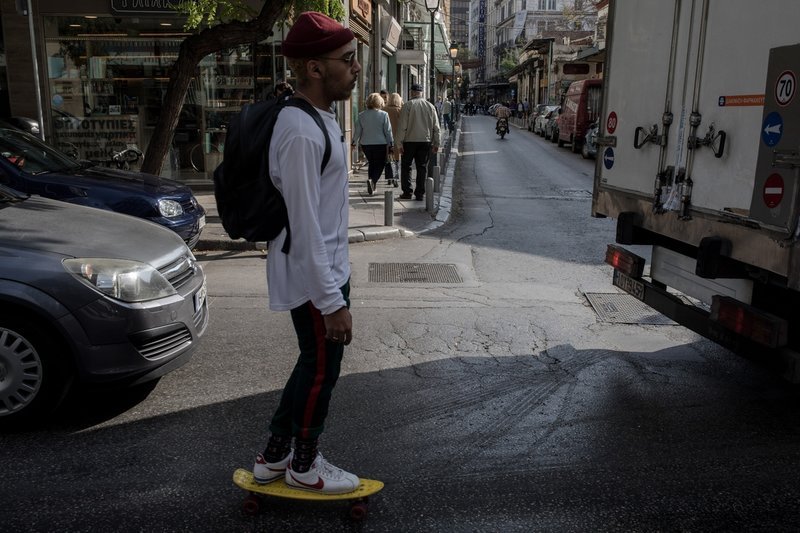 Ακόμα και με πατίνι είναι δύσκολες οι μετακινήσεις στη Θεσσαλονίκη τις ώρες αιχμής 