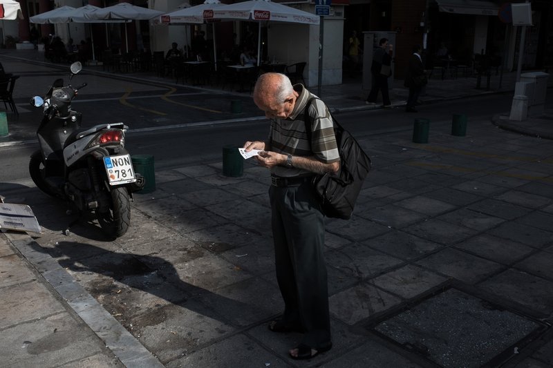 Συνταξιούχος στο κέντρο της Θεσσαλονίκης 