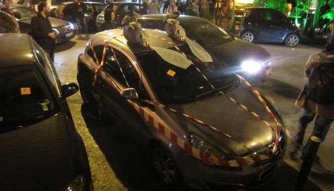 Οι πεζοί πήραν την εκδίκησή τους -Η νυχτερινή εξόρμηση που ξάφνιασε τους Θεσσαλονικείς [εικόνες] | iefimerida.gr 2