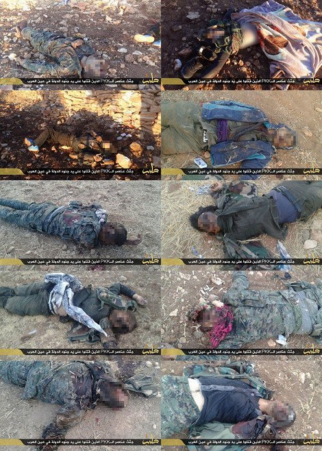 Φρίκη: Τζιχαντιστές έσφαξαν Κούρδους και έβαλαν τα κεφάλια τους σε τσιμεντόλιθους -Ανάμεσά τους και τρεις γυναίκες [εικόνες] | iefimerida.gr 3