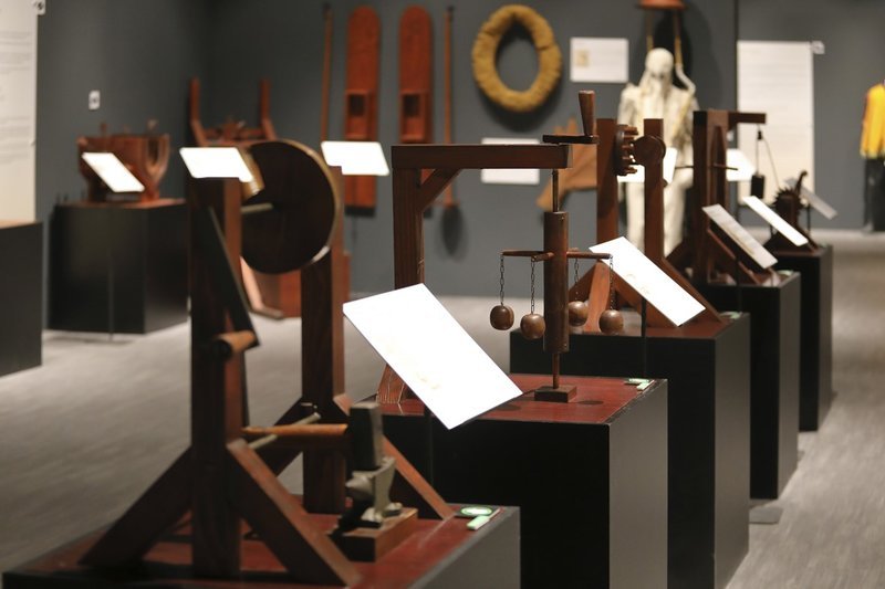 Στην έκθεση θα παρουσιαστούν 75 αντίγραφα των μηχανικών εφευρέσεων του Ντα Βίντσι