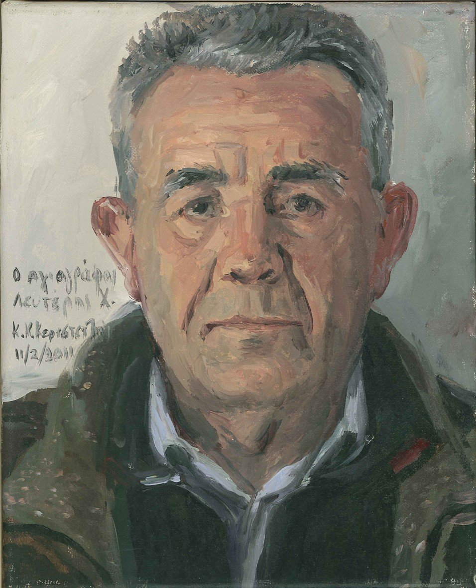 Στην αναδρομική έκθεση του Κωνσταντίνου Κερεστετζή, ποζάρεις επί τόπου στον ζωγράφο [εικόνες]   | iefimerida.gr 6