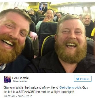 Απίστευτο: Δυο άγνωστοι και ολόιδιοι άνδρες συναντήθηκαν τυχαία στην ίδια πτήση [εικόνες]  | iefimerida.gr 3