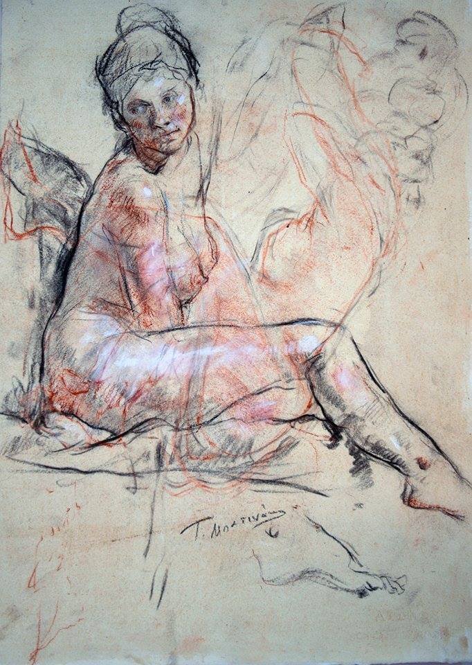 Εν προόδω: Το μοντέλο και ο καλλιτέχνης του -Εκθεση του Τίμου Μπατινάκη  [εικόνες] | iefimerida.gr 1