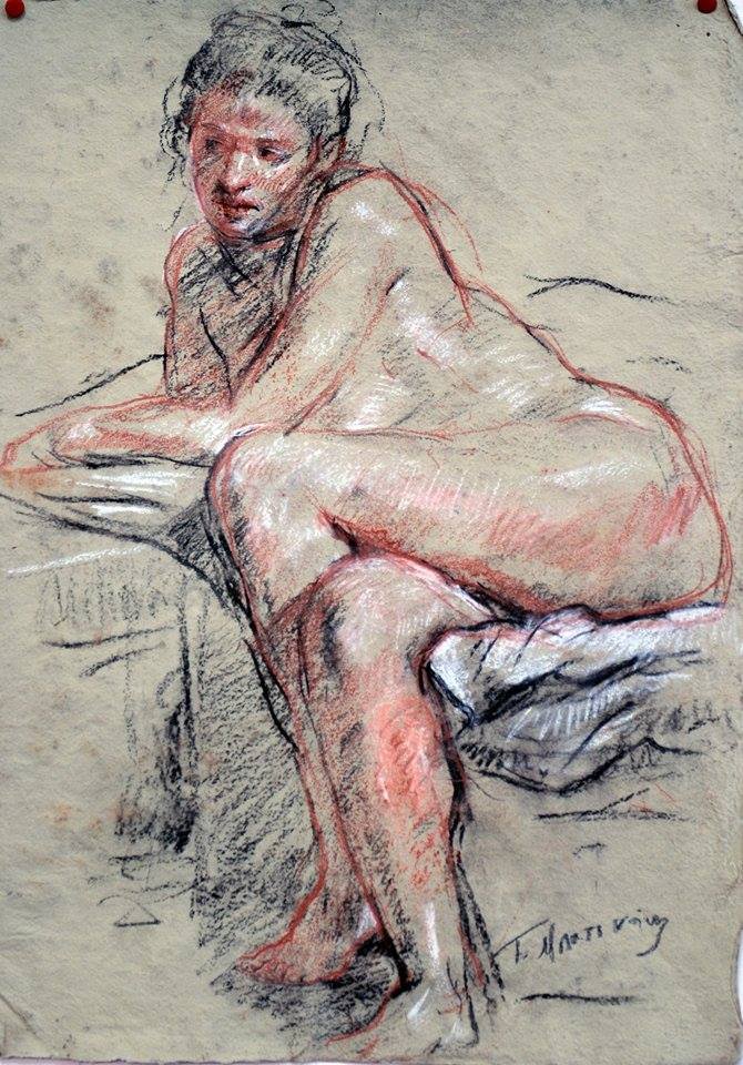 Εν προόδω: Το μοντέλο και ο καλλιτέχνης του -Εκθεση του Τίμου Μπατινάκη  [εικόνες] | iefimerida.gr 0