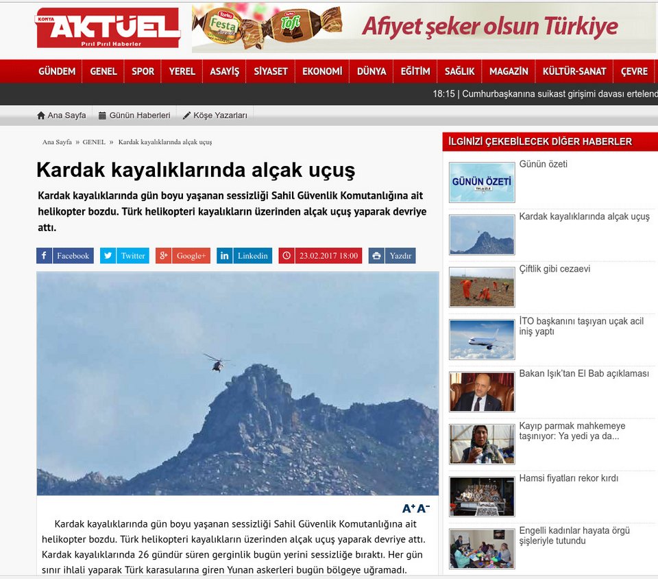 Θρίλερ με τουρκικό ελικόπτερο στα Ιμια [εικόνες&βίντεο] | iefimerida.gr 3