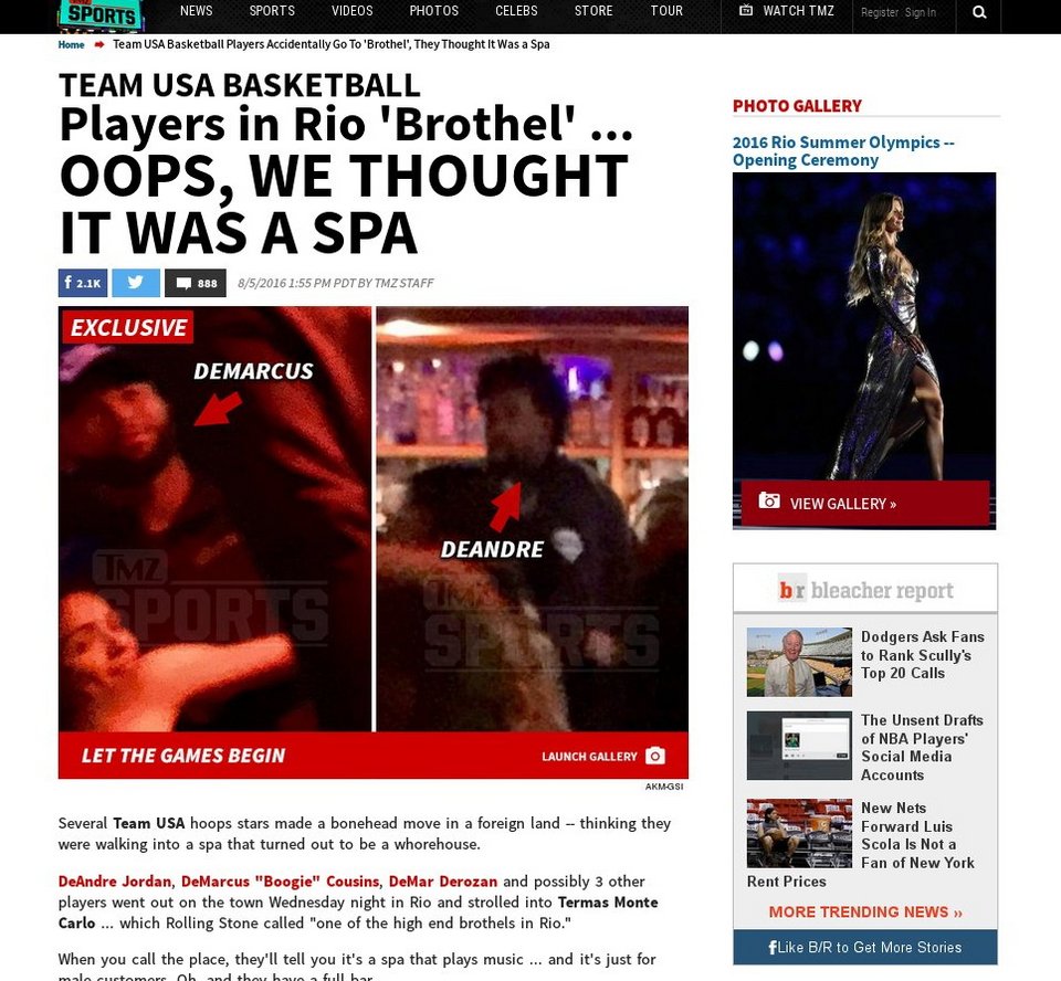 Ξεσάλωσαν οι μπασκετμπολίστες της εθνικής ομάδας των ΗΠΑ σε διάσημο οίκο ανοχής στο Ρίο [εικόνες] | iefimerida.gr 1