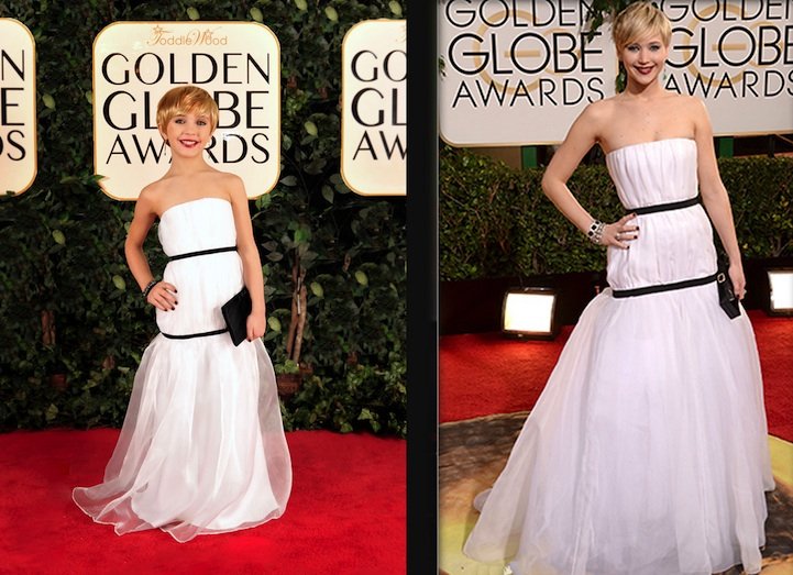 Εξοργιστικό ή χαριτωμένο: Μικρά παιδιά ντυμένα με τα ρούχα που έβαλαν οι σταρ στις Χρυσές Σφαίρες [εικόνες] | iefimerida.gr 0