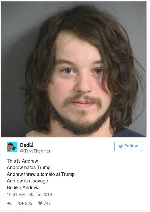 Νεαρός έριξε δύο ντομάτες στον Ντόναλντ Τραμπ και έγινε ήρωας στο ίντερνετ [εικόνες] | iefimerida.gr 2