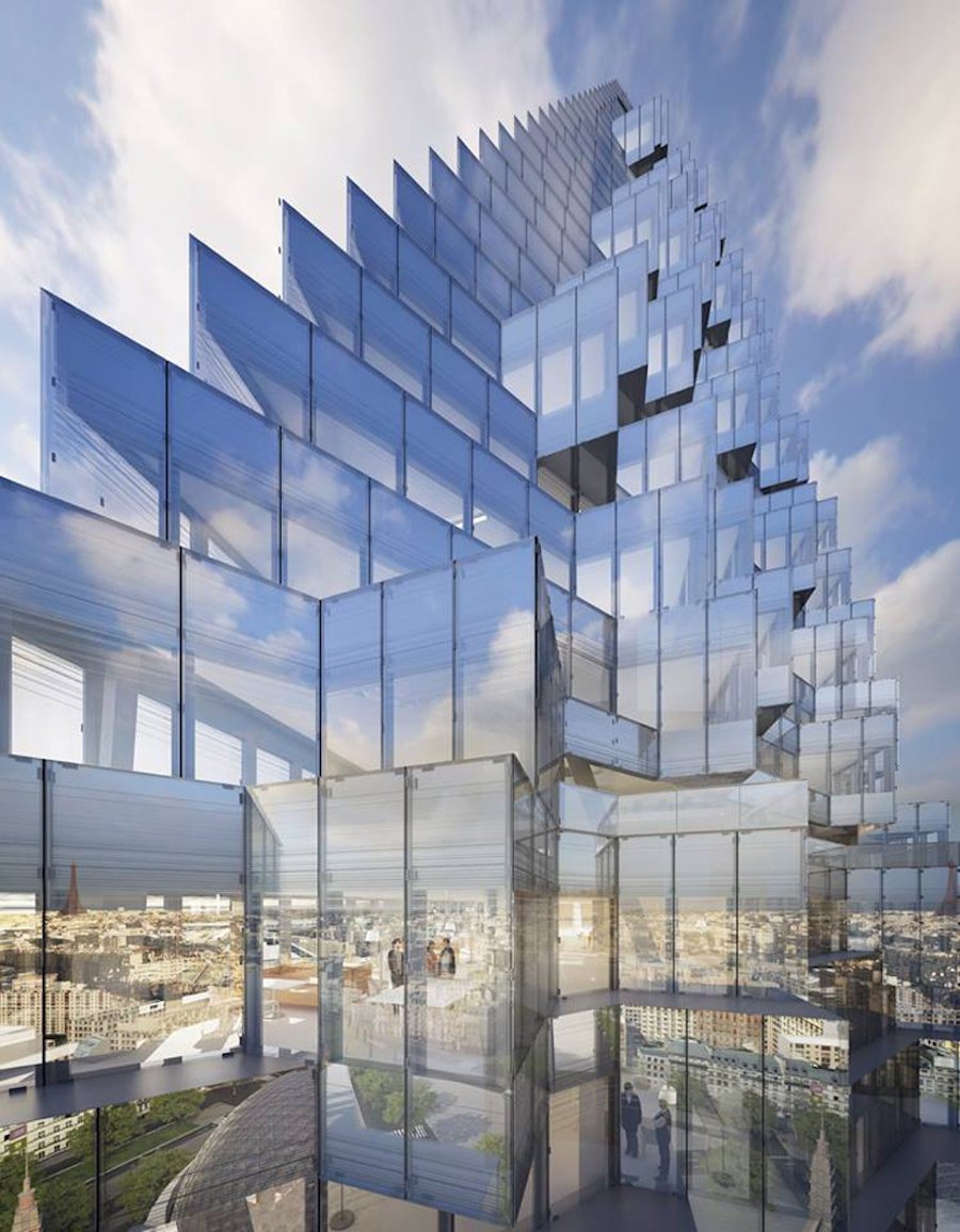 Πύργος από γυαλί ύψους 180 μέτρων χτίζεται στο Παρίσι -Ενα τεράστιο έργο που προκαλεί αντιδράσεις [εικόνες] | iefimerida.gr 3