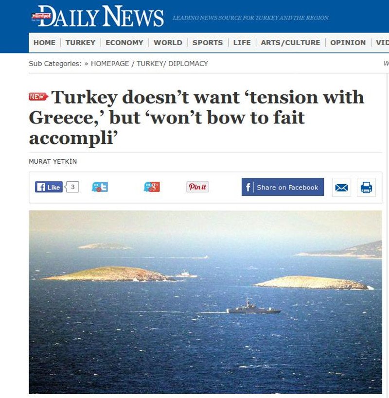 Τούρκος υπ. Αμυνας: Θέλουμε καλές σχέσεις με την Ελλάδα, αλλά δεν θα δεχθούμε τετελεσμένο γεγονός | iefimerida.gr 0